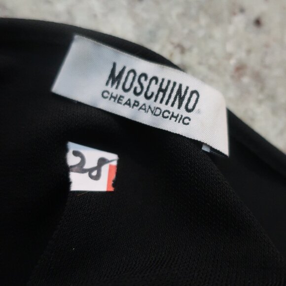 Womens Moschino Cheapandchic Black Maxi Dress 42/US 8 - Picture 11 of 12